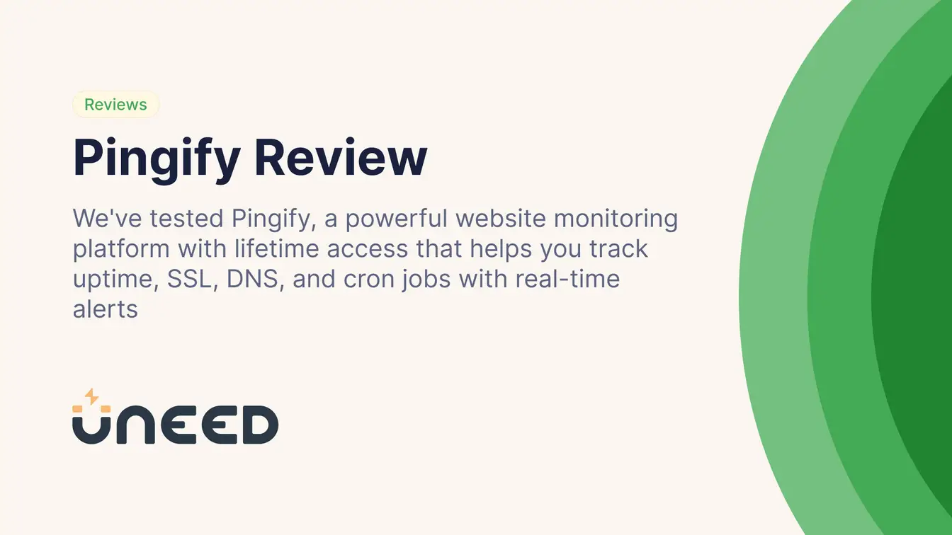Pingify Review - Website Uptime Monitoring 24/7