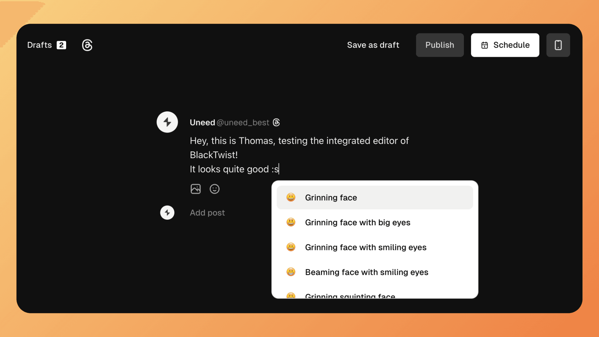 BlackTwist's writing experience