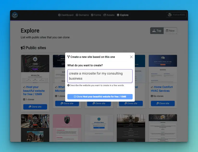GetSite screenshot 2