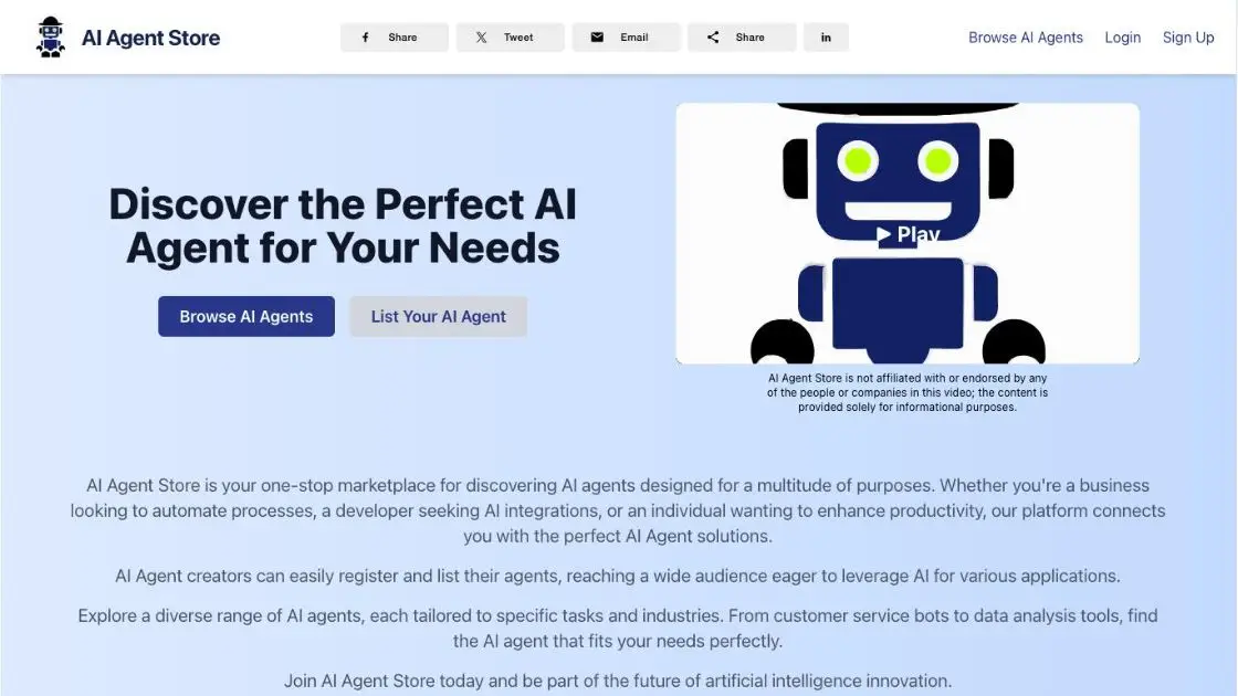 AI Agent Store product image