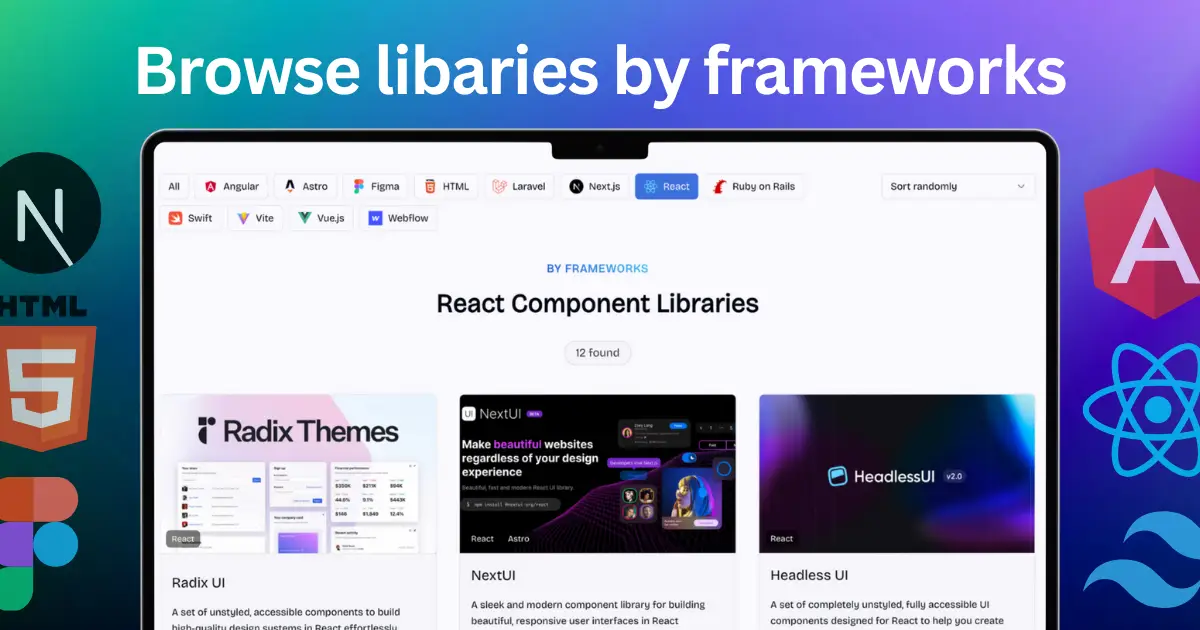 Component Libraries screenshot 2