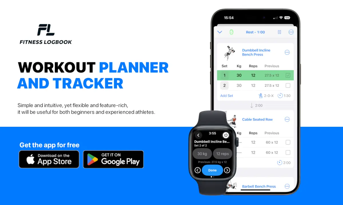 Fitness Logbook screenshot 2