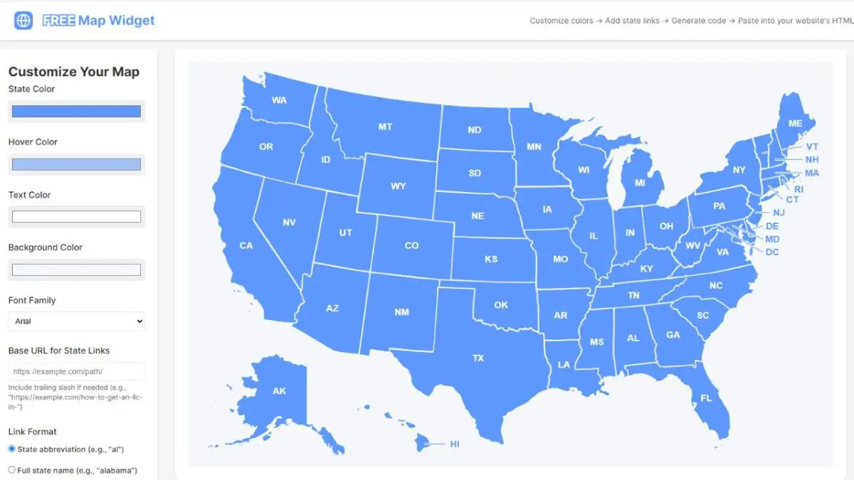 FREE Map Widget screenshot 1