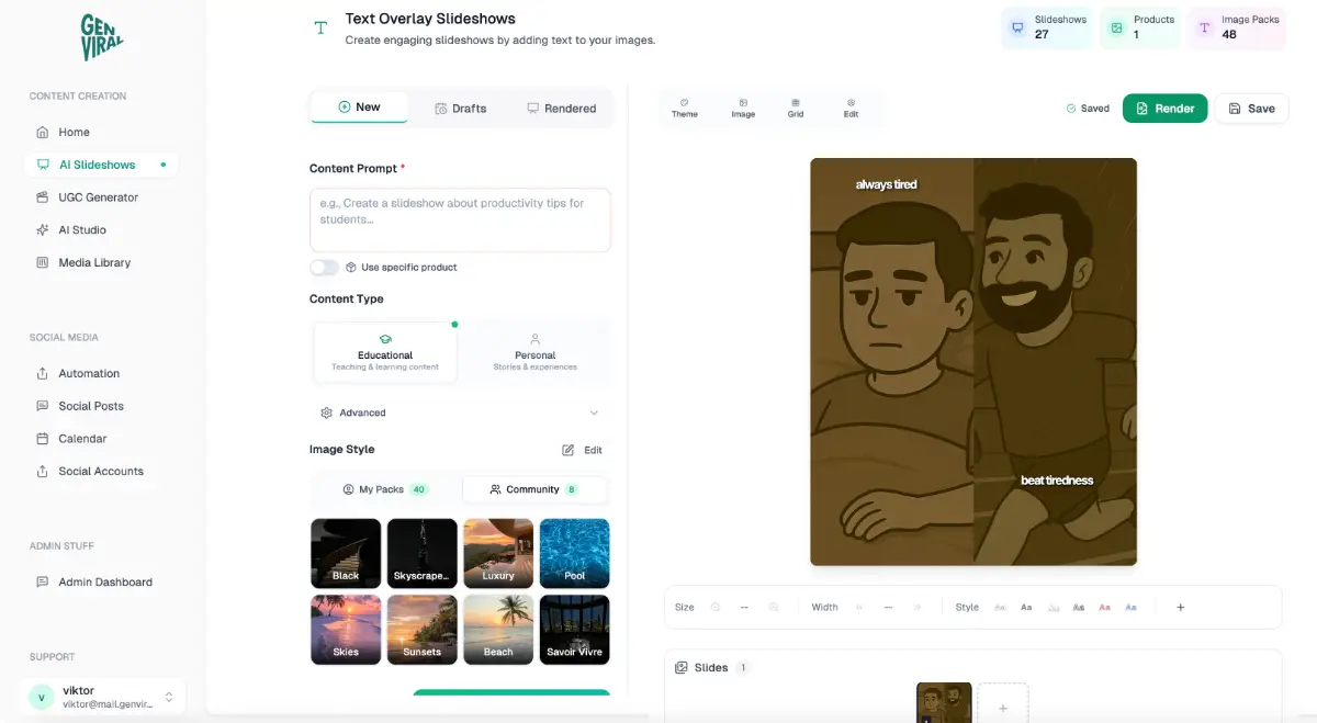 Genviral screenshot 2