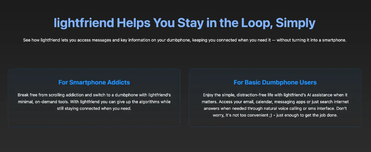 lightfriend screenshot 4