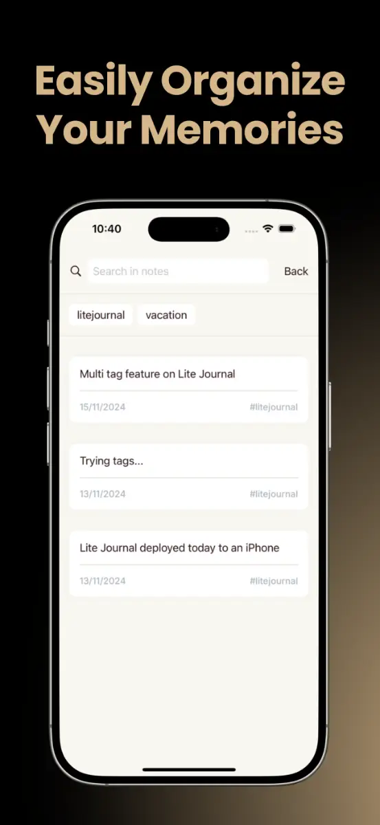 Lite Journal screenshot 3