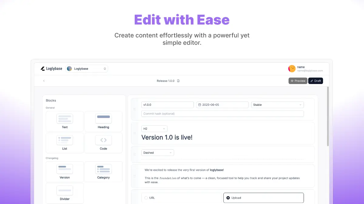 Loglybase screenshot 2