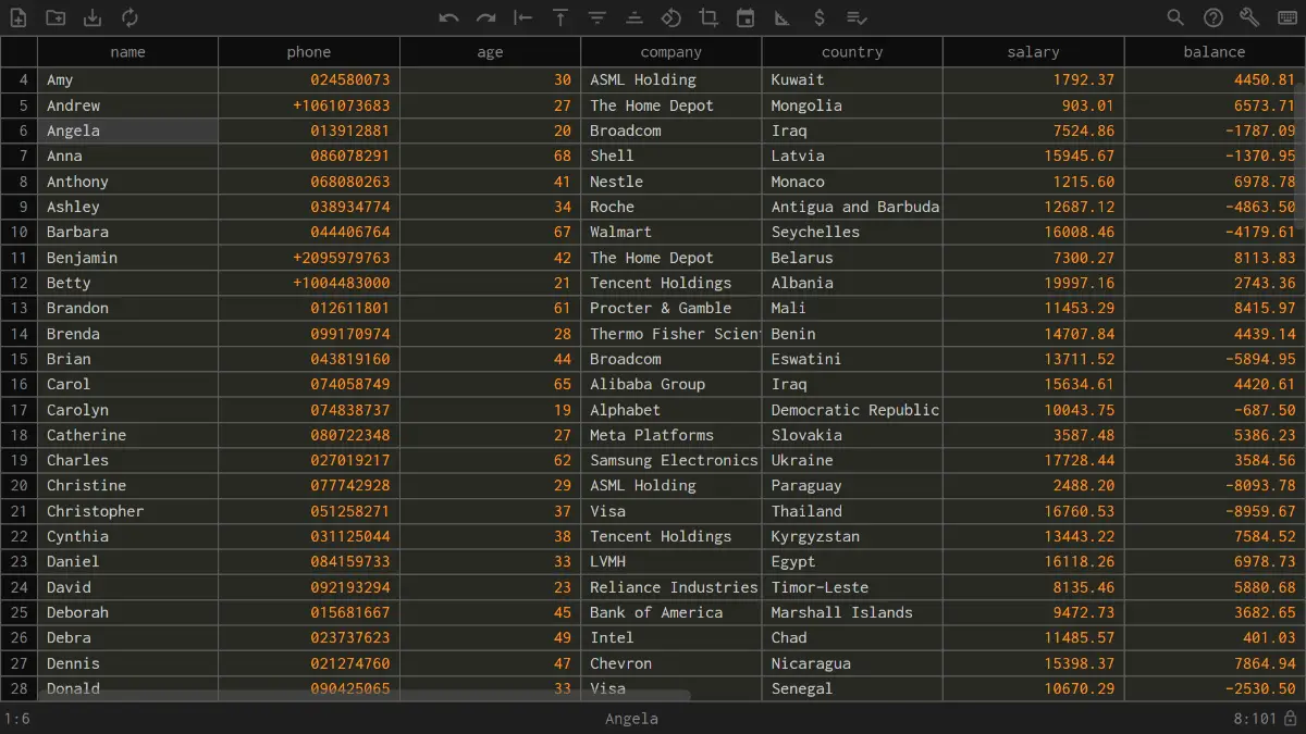 Nanocell-csv screenshot 3