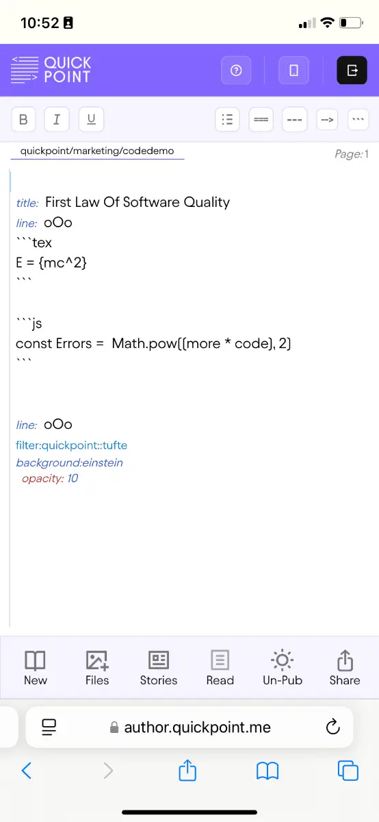 QuickPoint screenshot 3