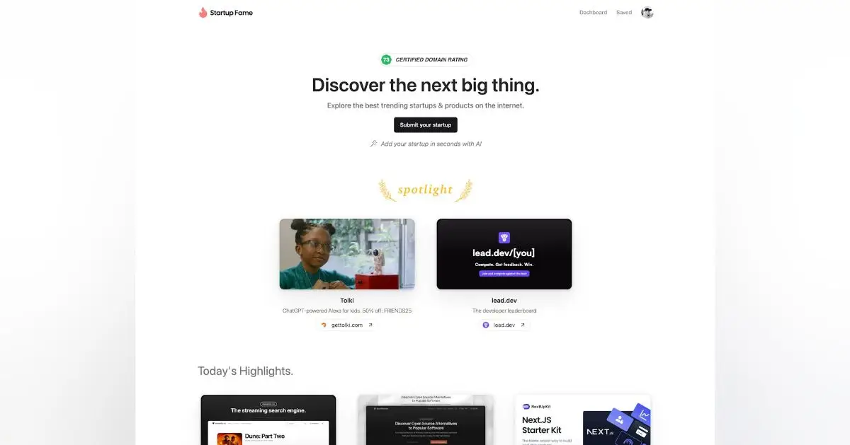 Startup Fame screenshot 2