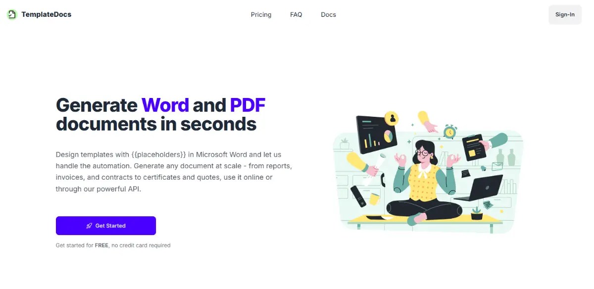 TemplateDocs screenshot 1