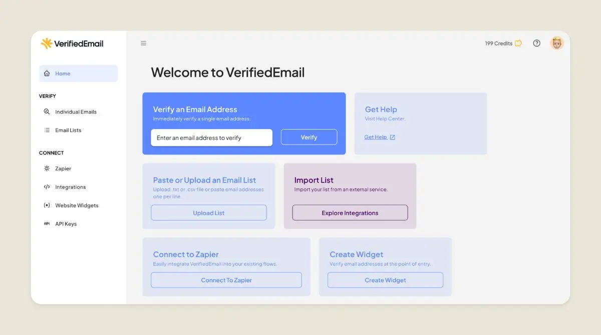 VerifiedEmail screenshot 1