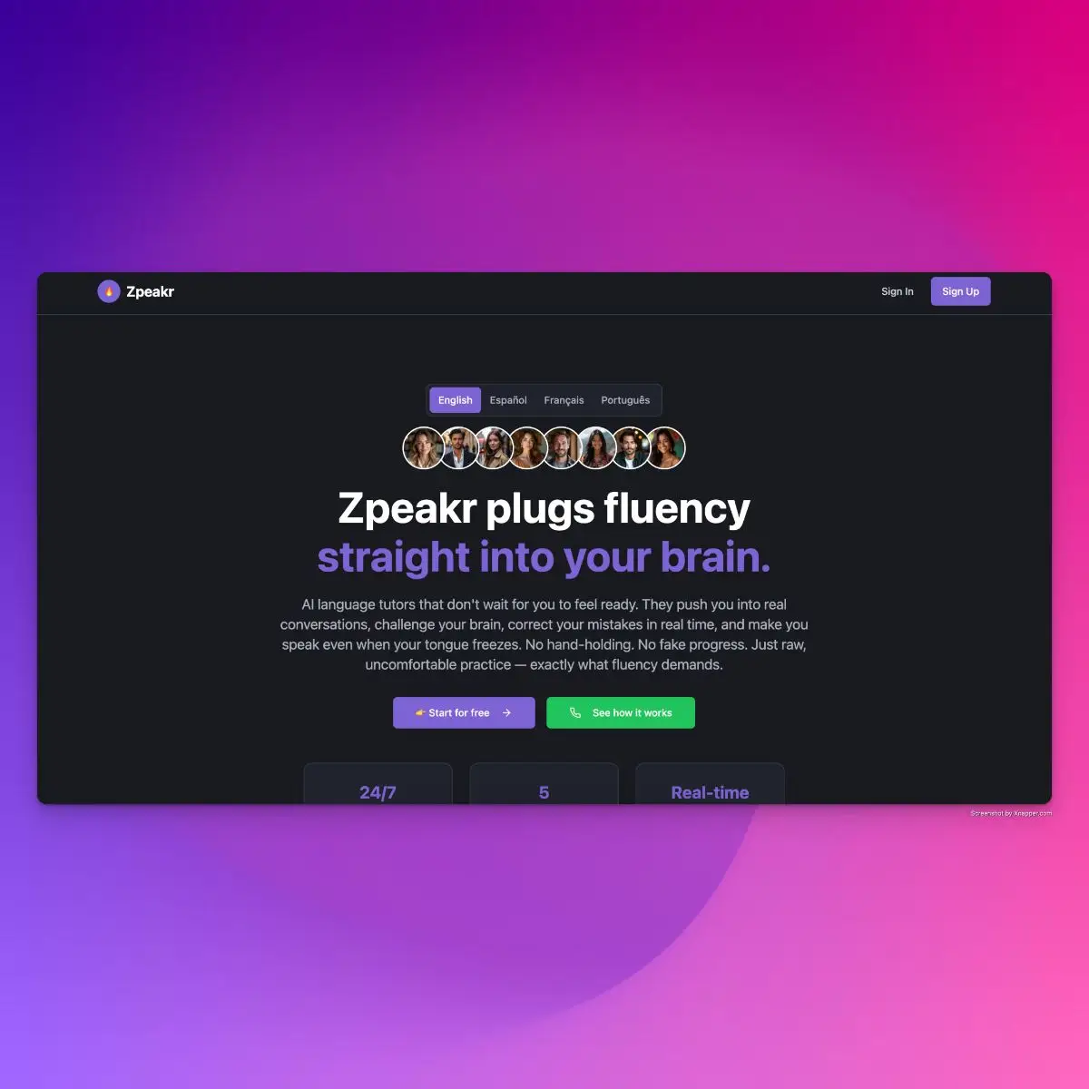 Zpeakr screenshot 1