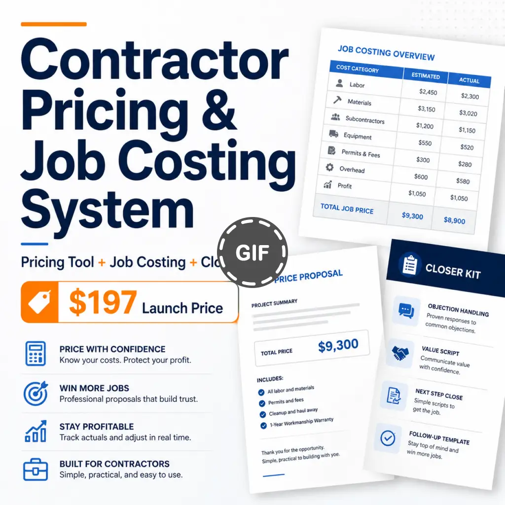 Contractor Pricing Calculator screenshot 2