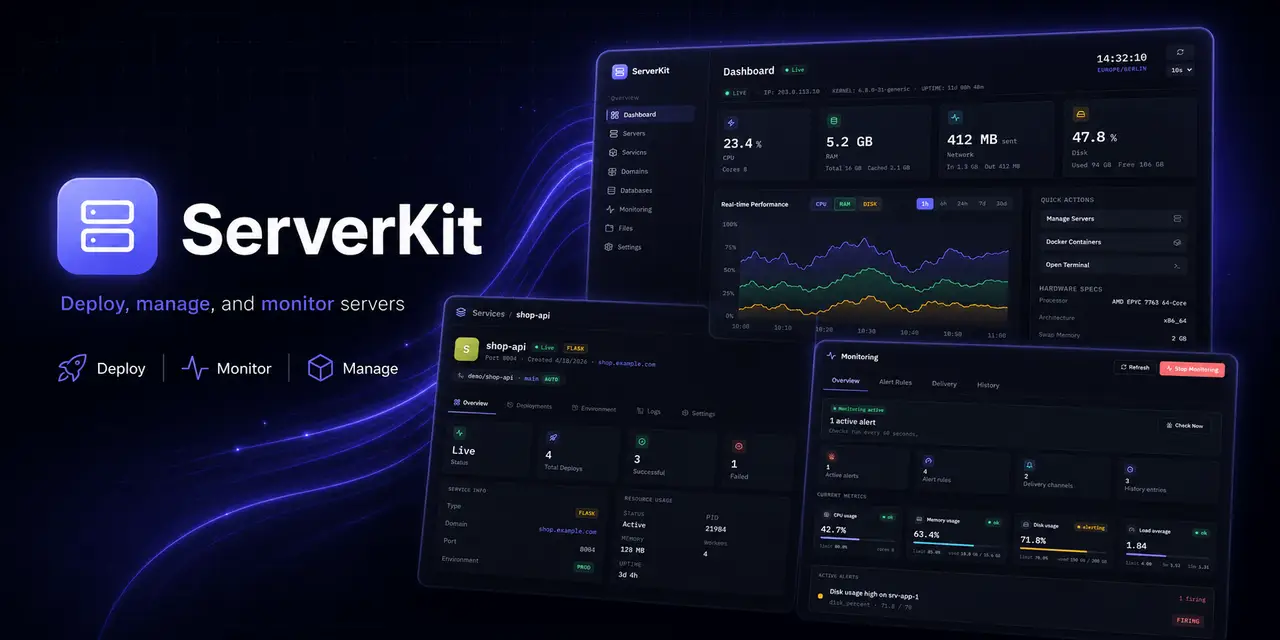 ServerKit screenshot 1
