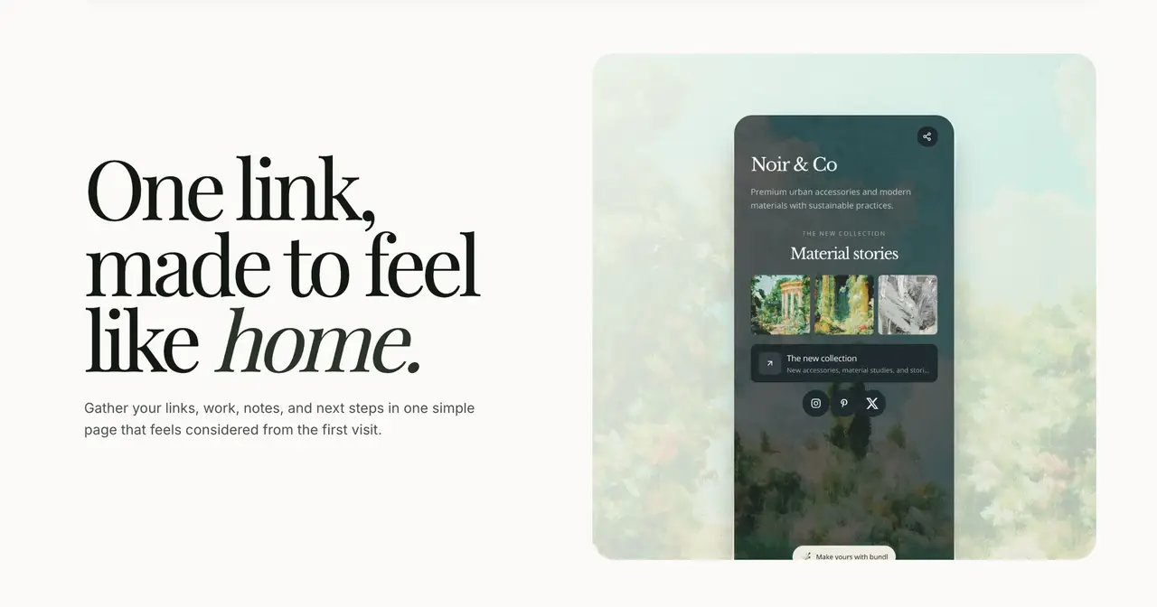 bundl.link screenshot 1