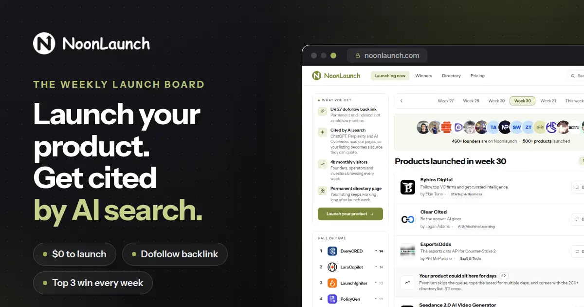 Noonlaunch screenshot 2