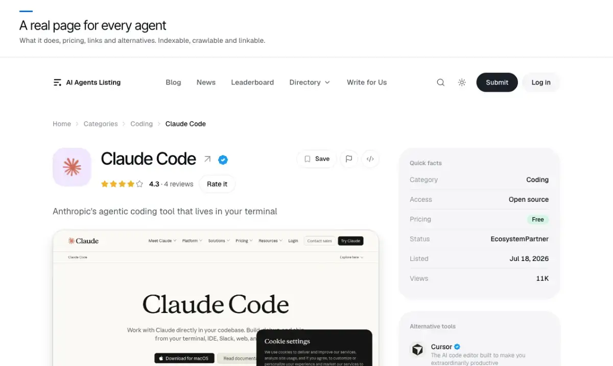AI Agents Listing screenshot 3