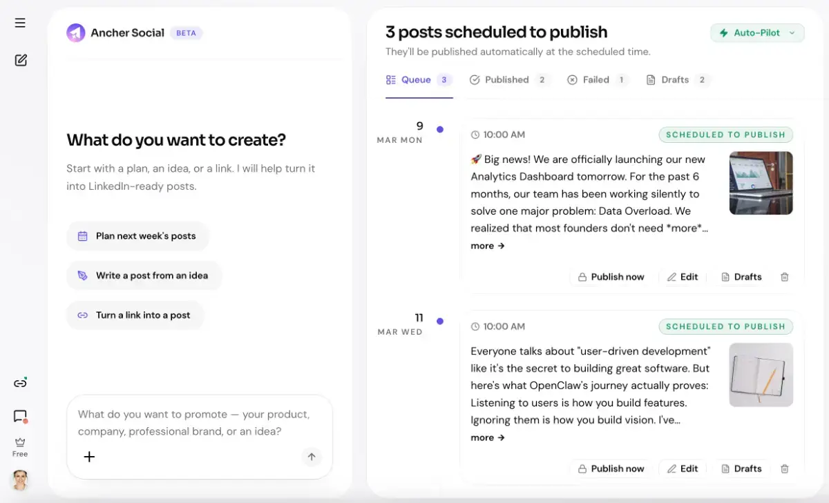 Ancher Social screenshot 3