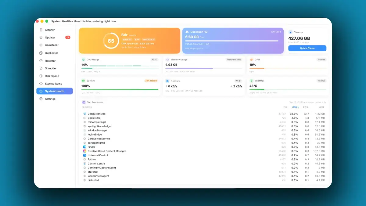 DeepCleanMac screenshot 4