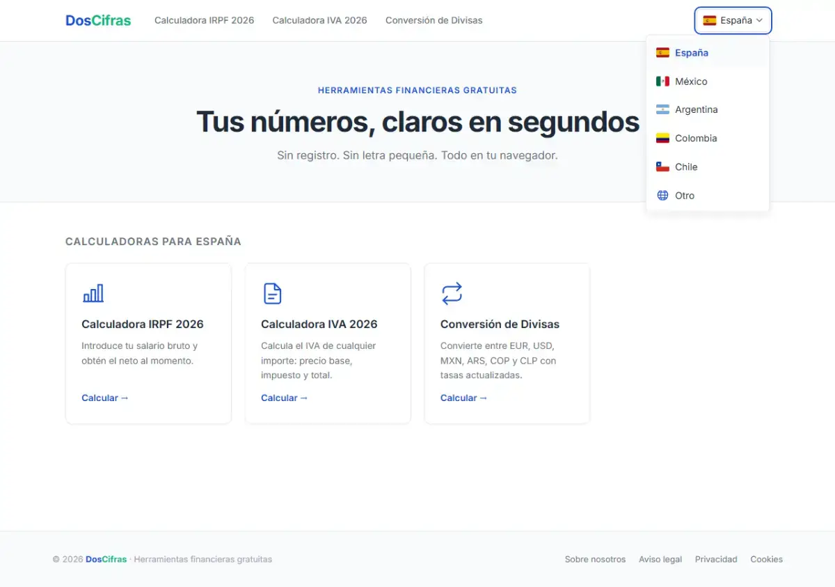 DosCifras screenshot 3