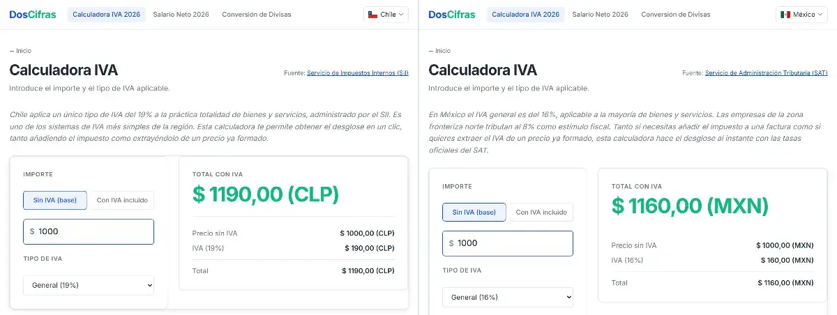 DosCifras screenshot 2