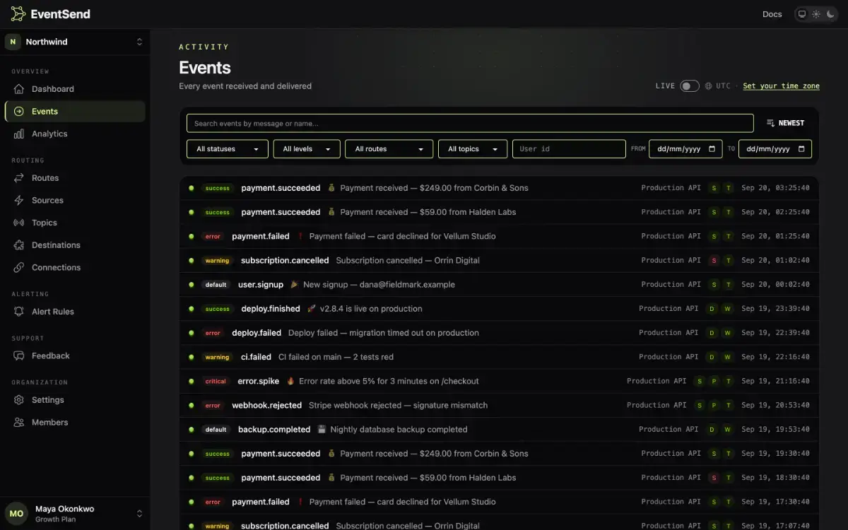 EventSend screenshot 4