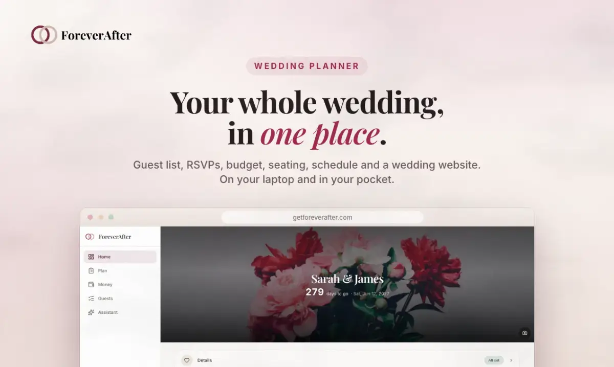ForeverAfter: Wedding Planner screenshot 1