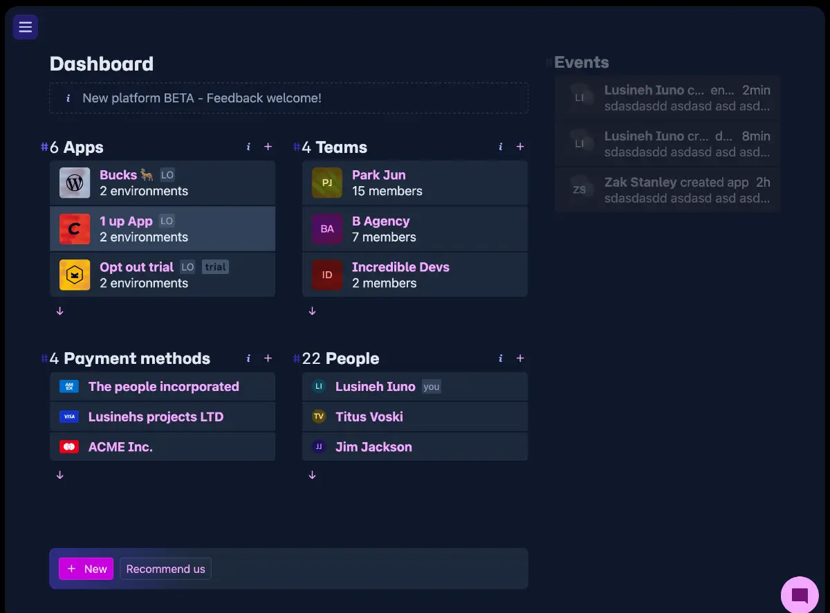 fortrabbit screenshot 2