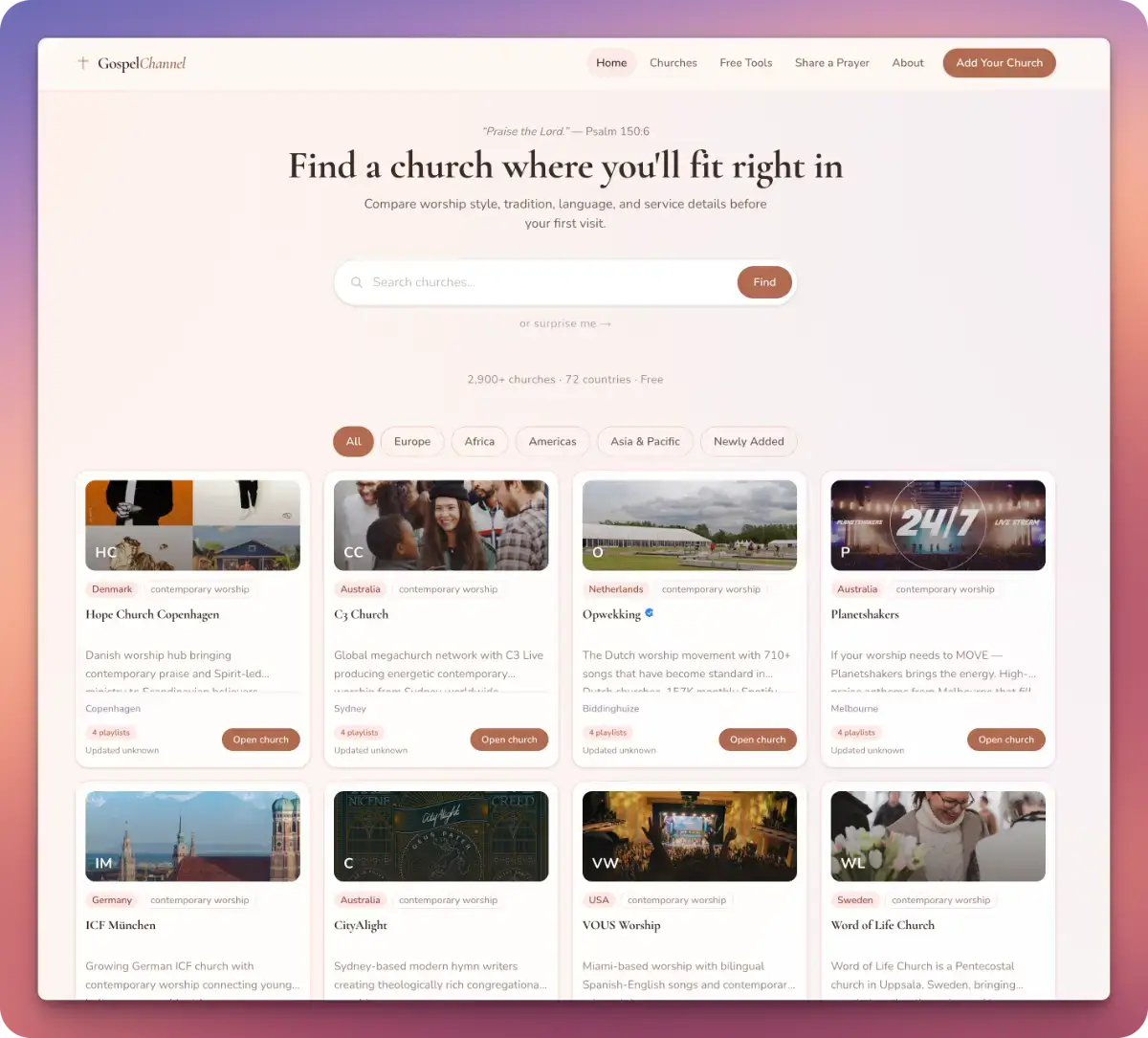 GospelChannel screenshot 2