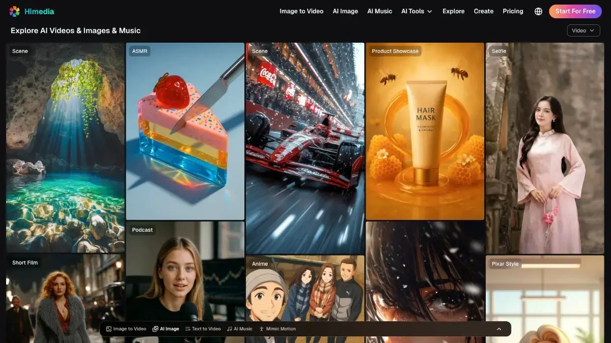 Himedia AI screenshot 2