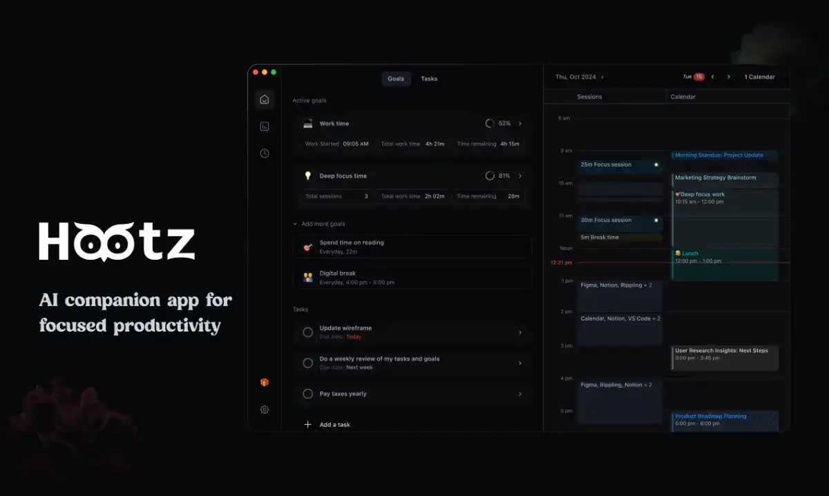 Hootz screenshot 1