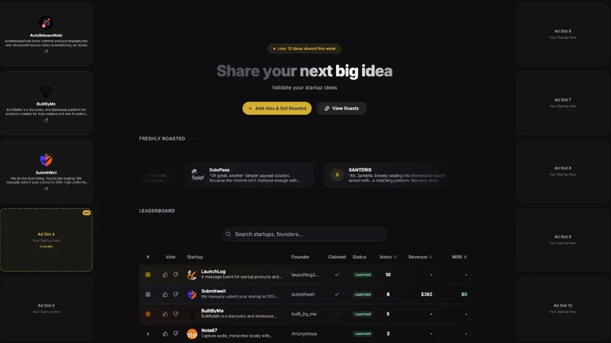 LaunchLog screenshot 1
