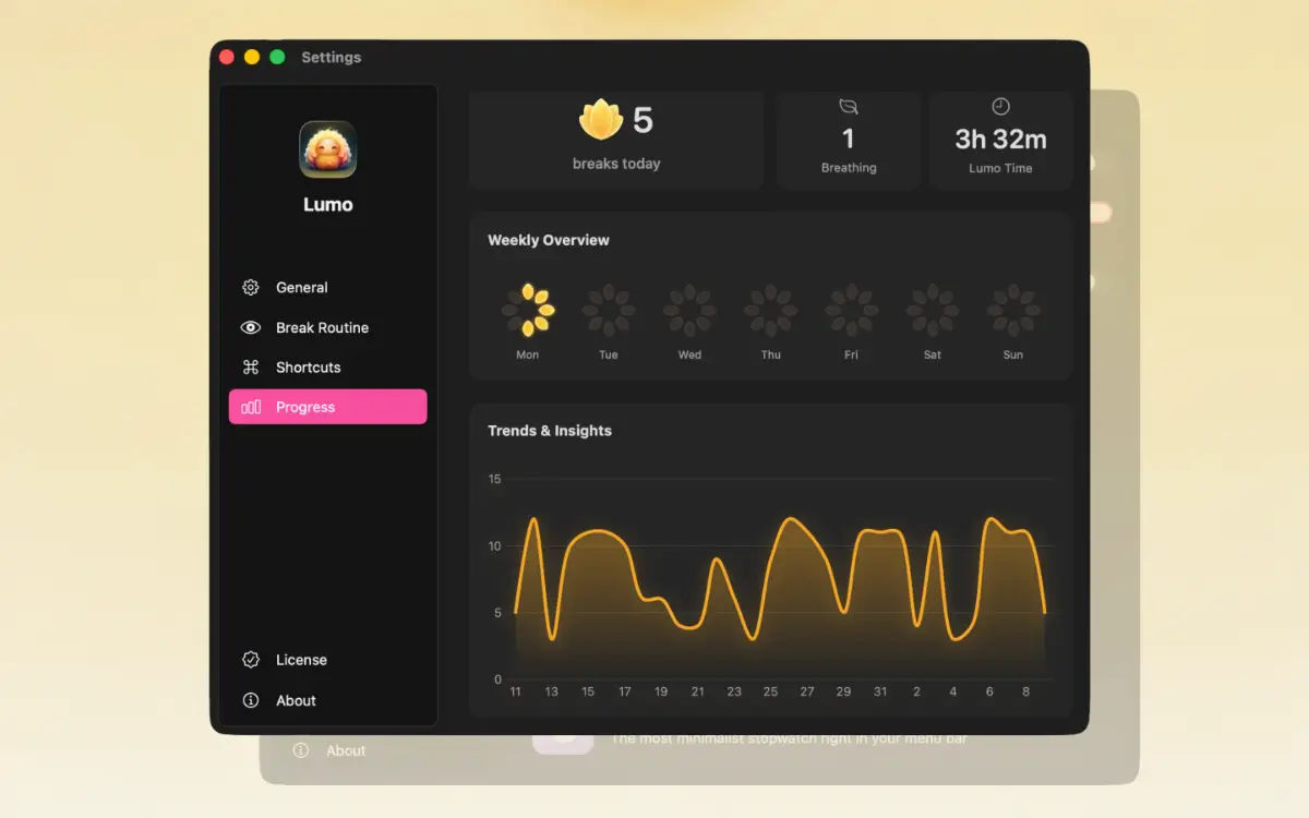 Lumo - Eye Break Reminders screenshot 1