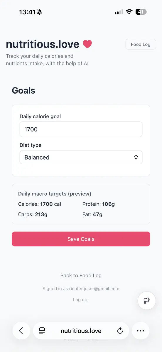nutritious.love screenshot 3