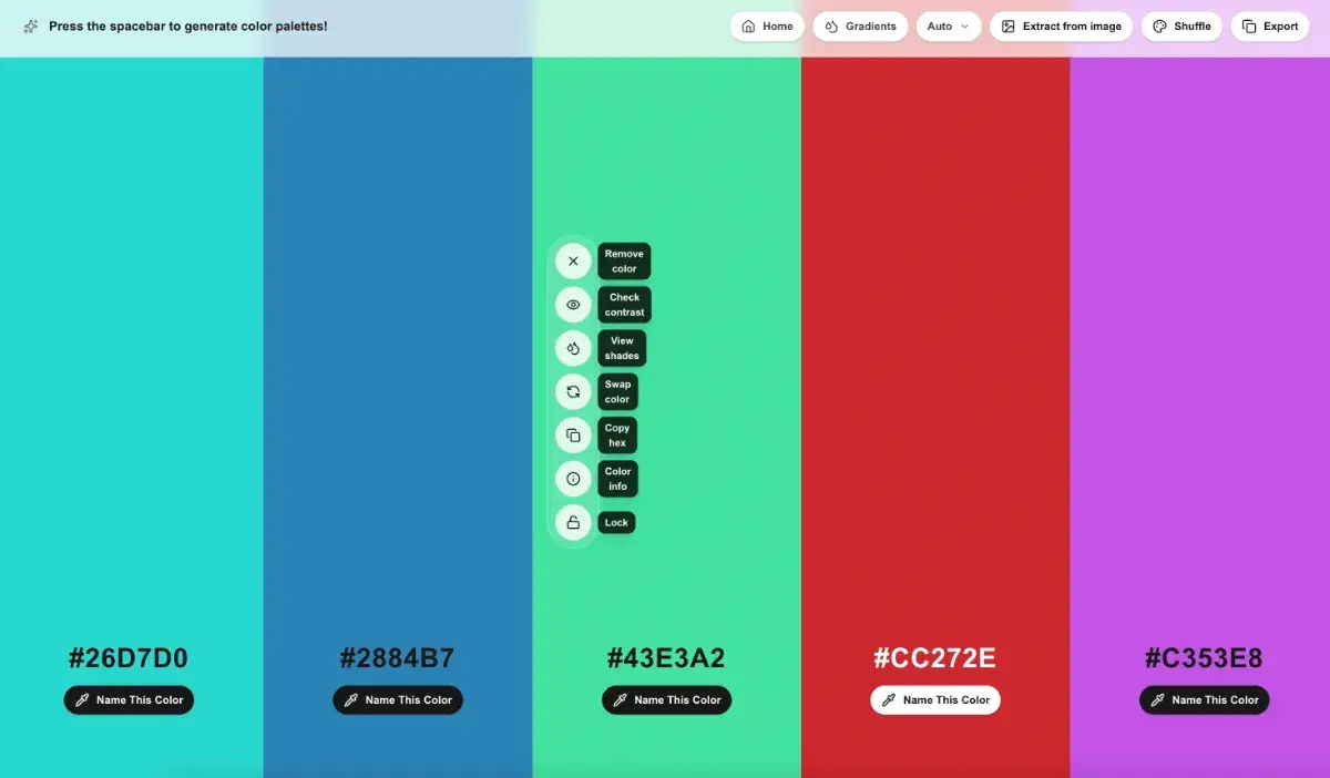 OpenColors screenshot 2