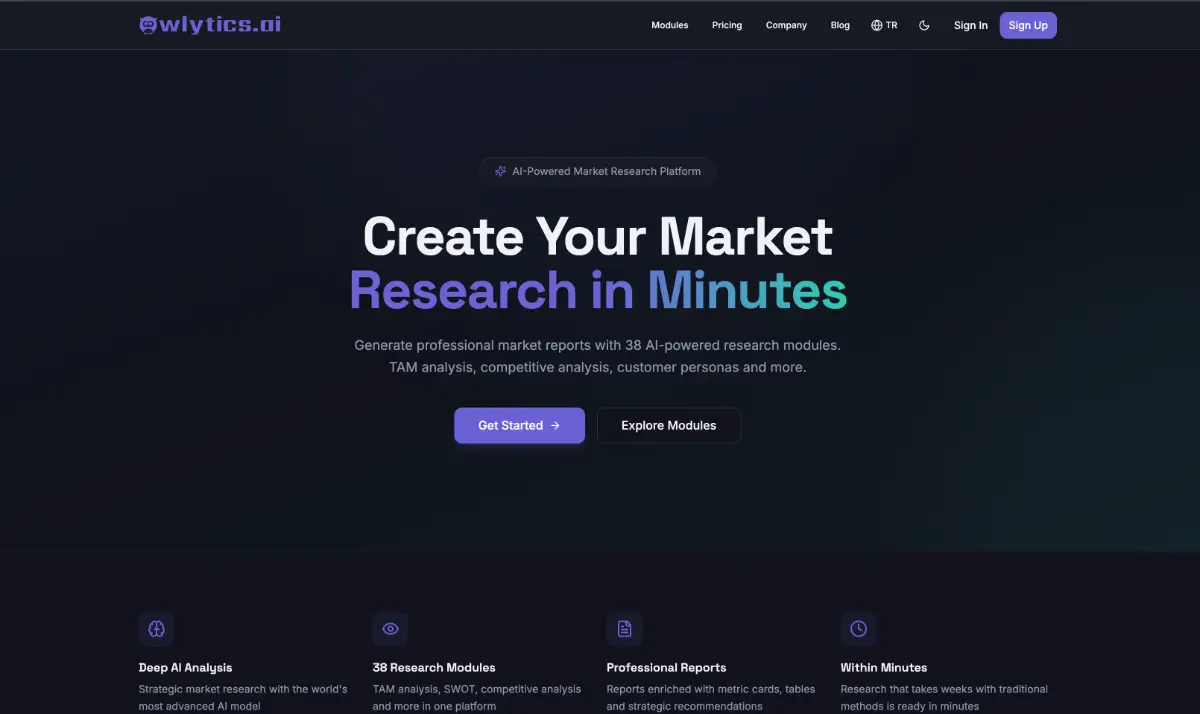 Owlytics.ai screenshot 1