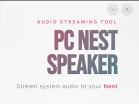 PC Nest Speaker App screenshot 3