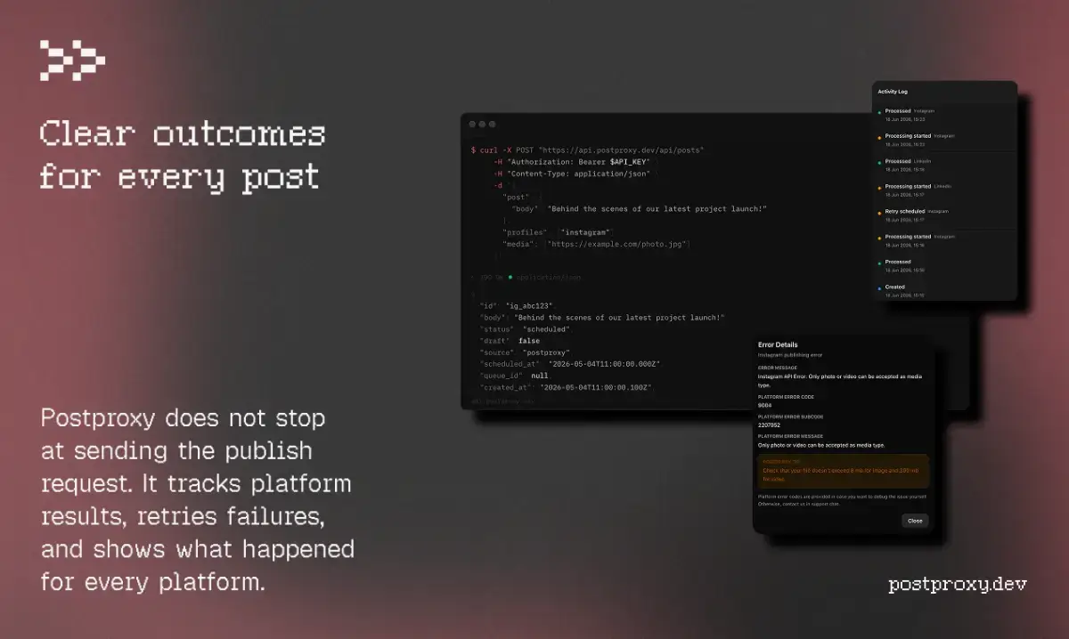 Postproxy screenshot 3