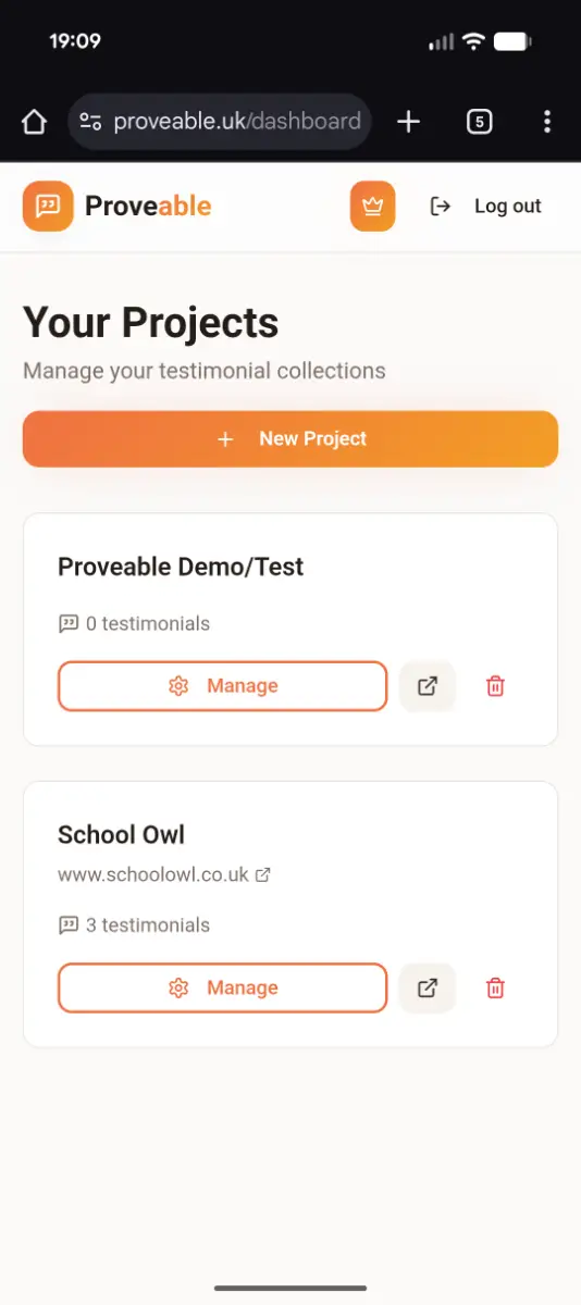 Proveable screenshot 3