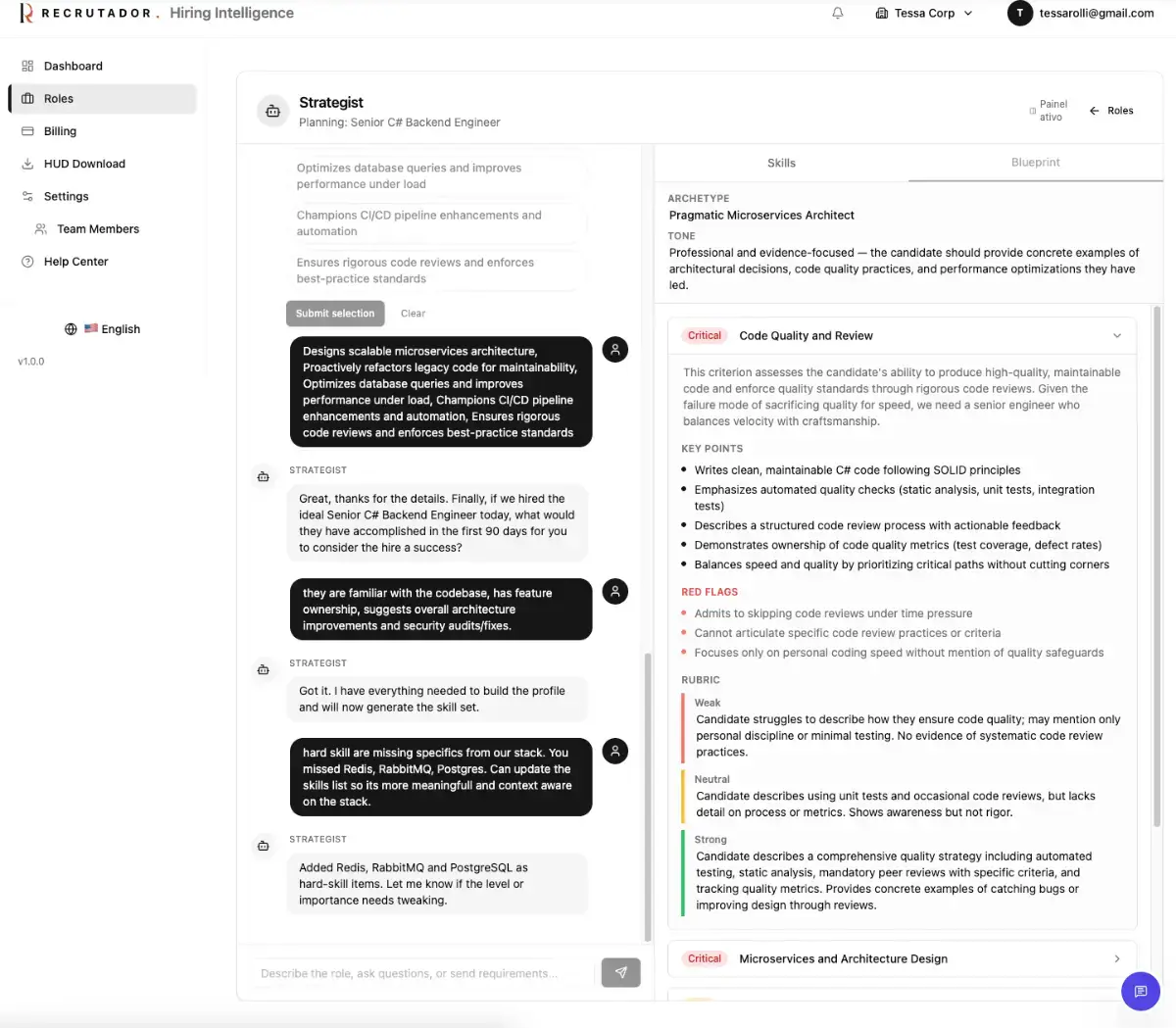 Recrutador screenshot 1