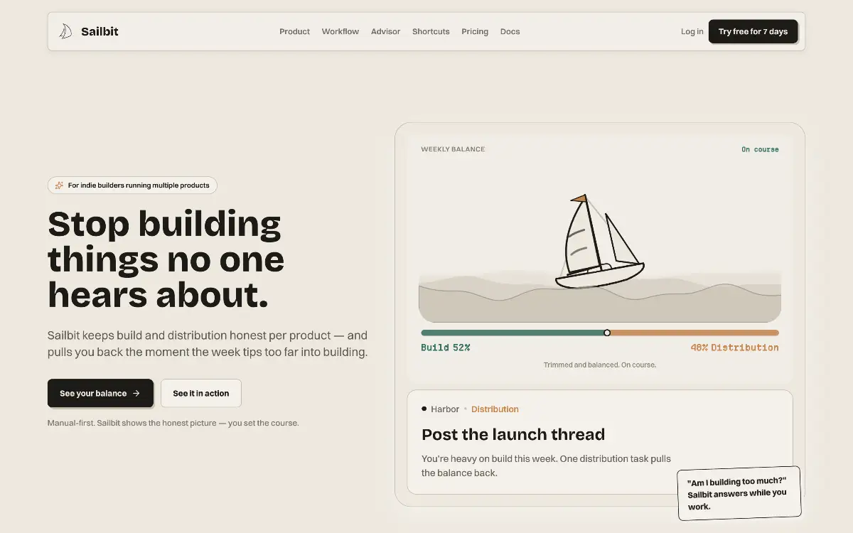 Sailbit screenshot 2