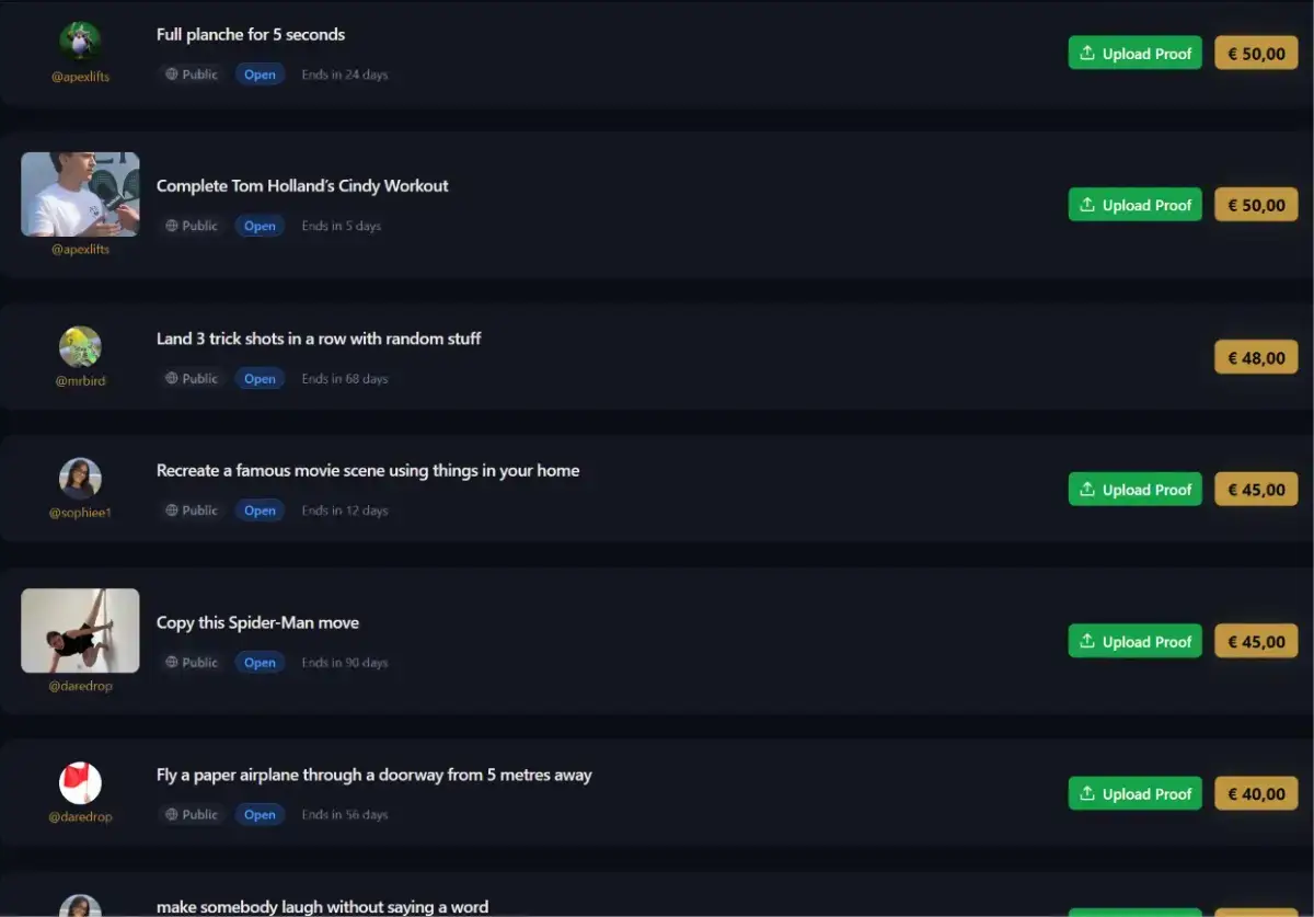 SendChallenges screenshot 4