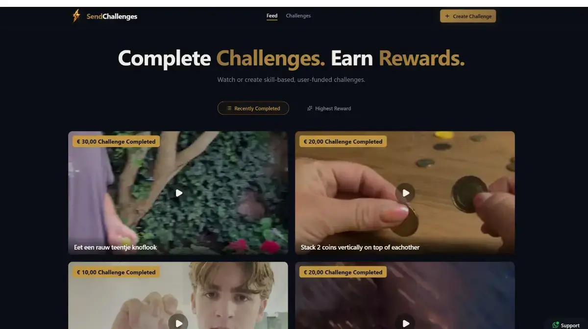 SendChallenges screenshot 2