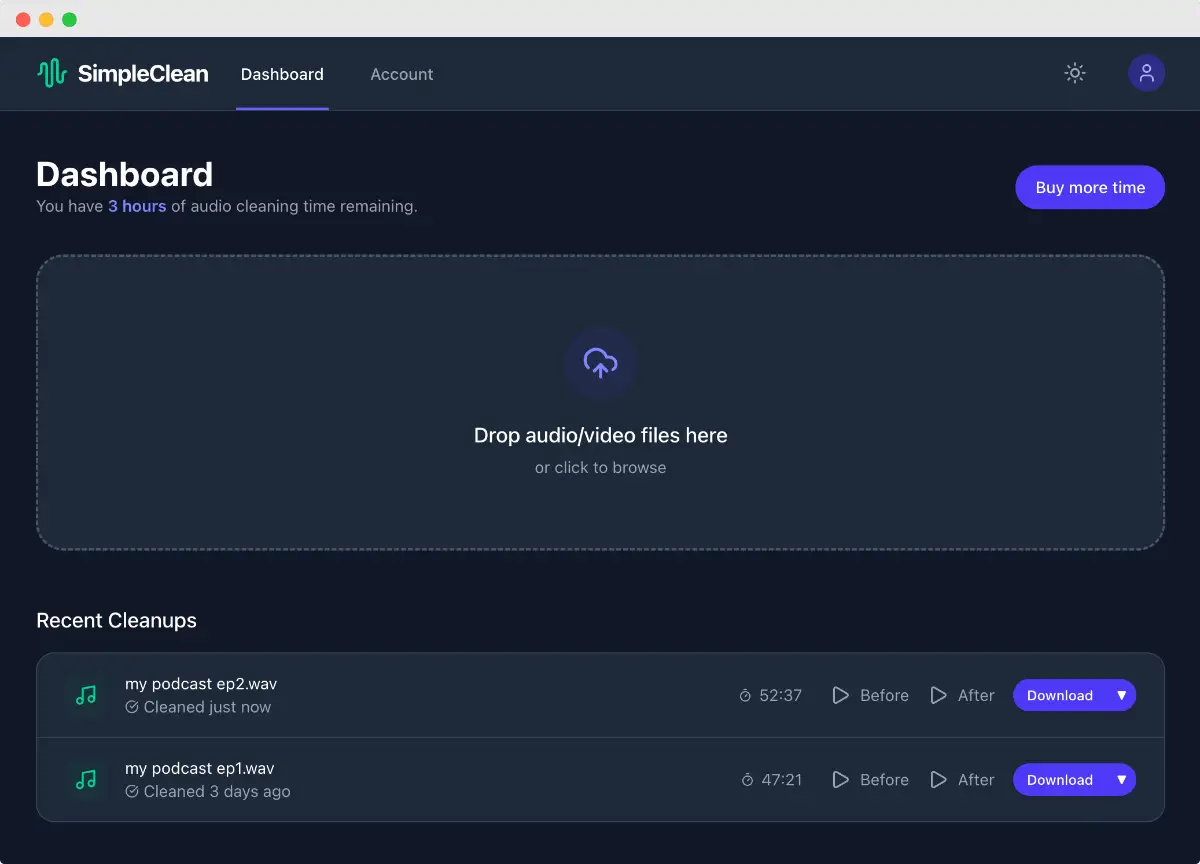 SimpleClean screenshot 1