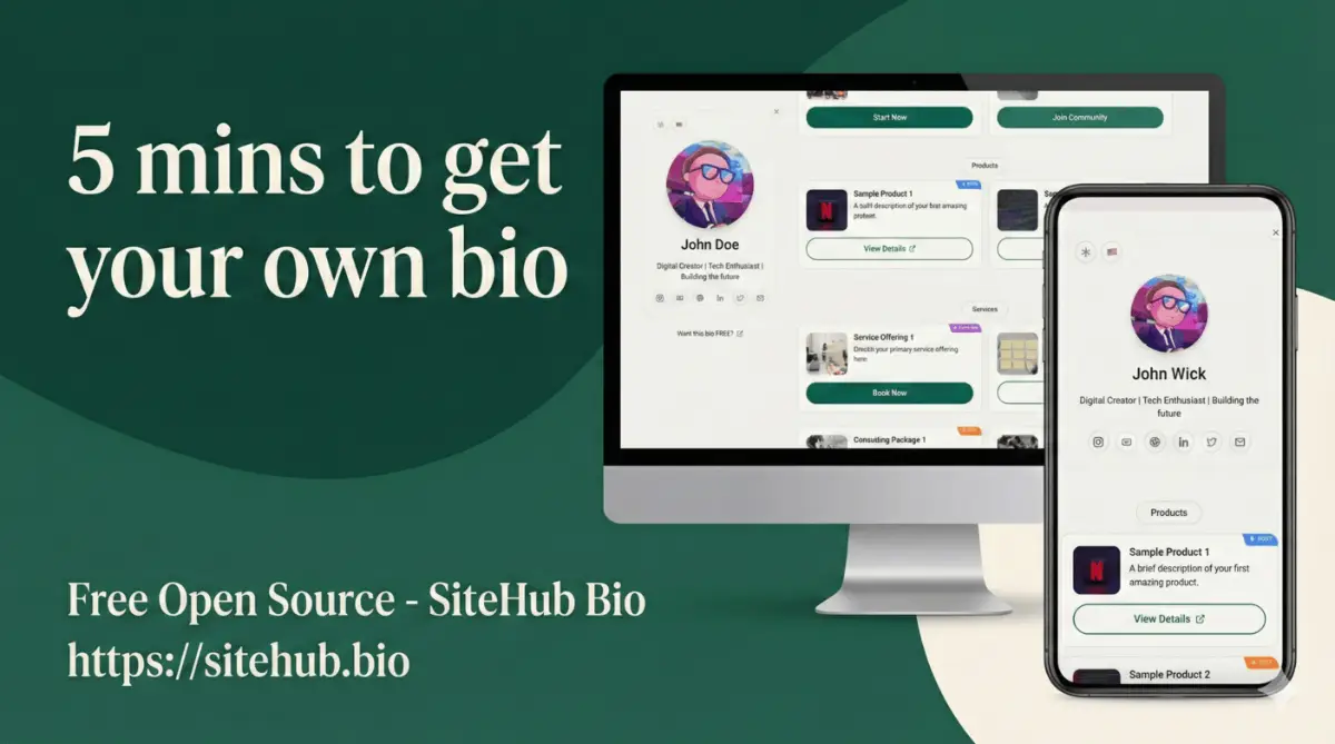 SiteHub Bio screenshot 2