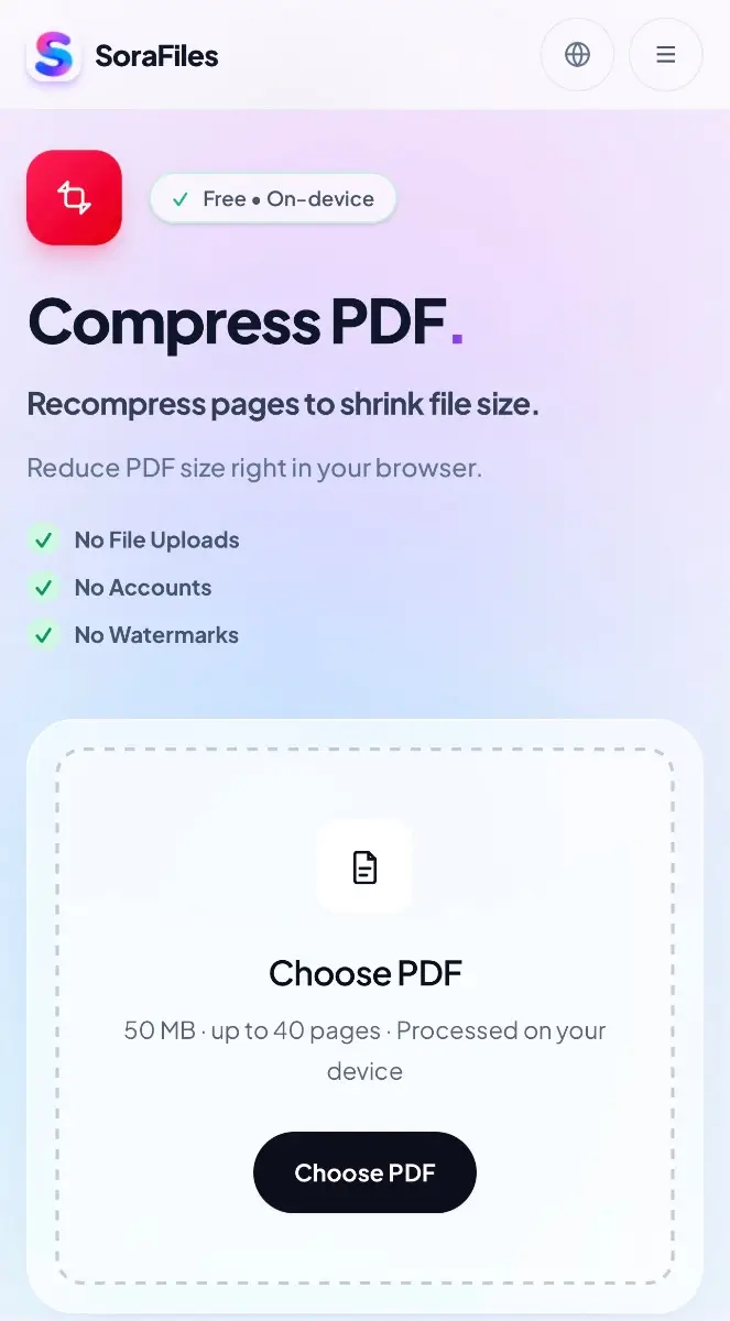 SoraFiles screenshot 2