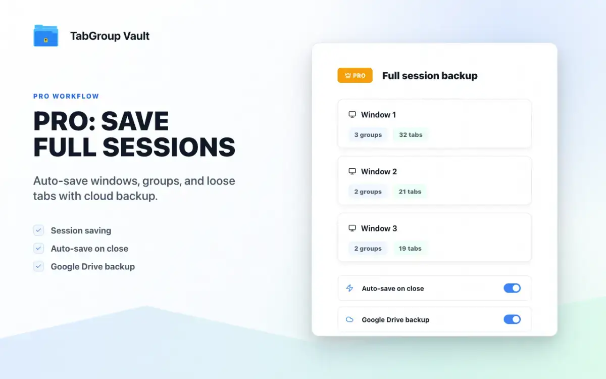 Tabgroup Vault screenshot 3