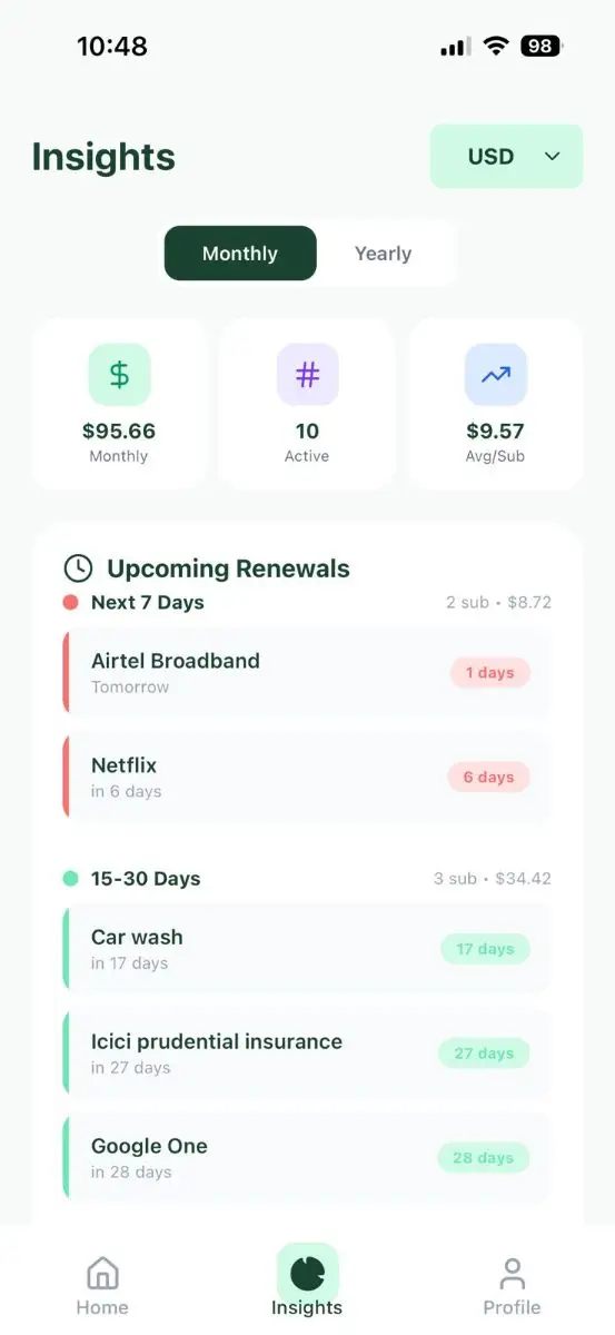 tracksub screenshot 3