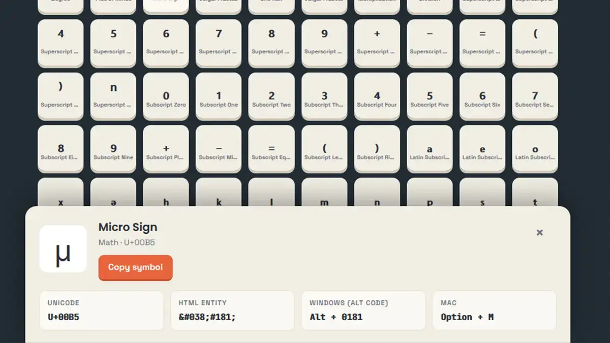 TypeAnySymbol screenshot 2